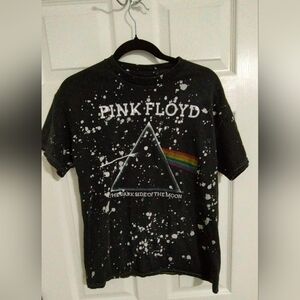 Pink Floyd Black Splatter Tee